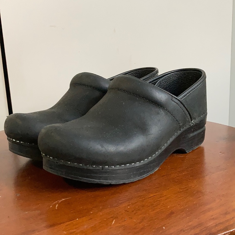 Dansko Professional Black Oiled Clogs